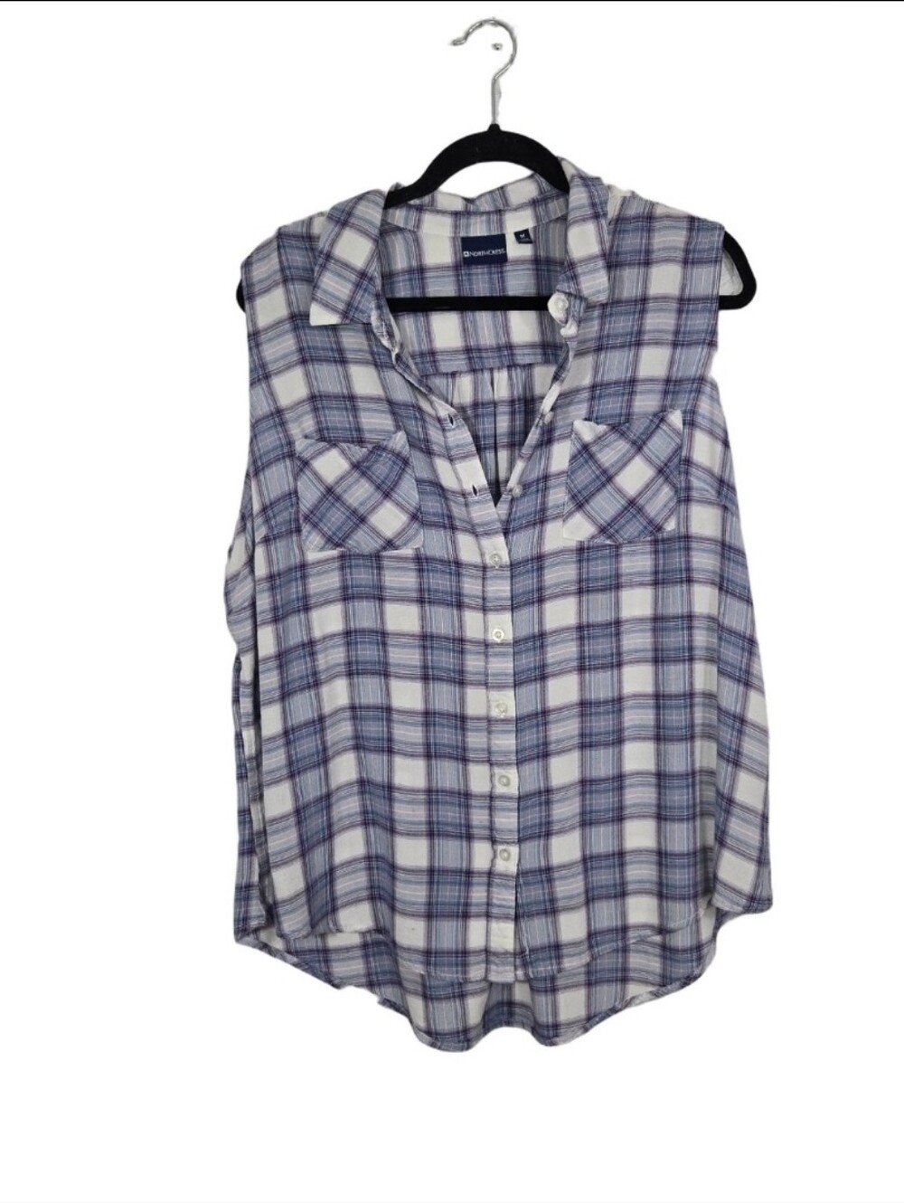 Northcrest flannel button down tank